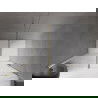 Mexen Velar плъзгащи душ порти 130 см, прозрачни, златни - 871-130-000-01-50