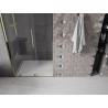 Mexen Velar плъзгащи се душ врати 120 см, прозрачни, златни - 871-120-000-01-50