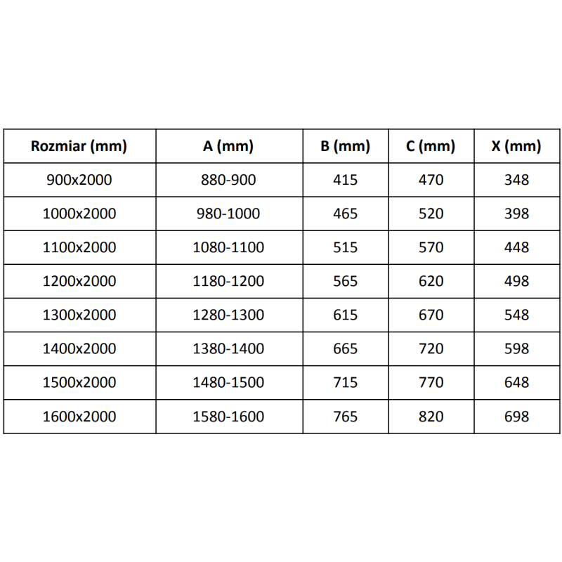 Mexen Velar плъзгаща се душ врата 100 см, прозрачна, златна - 871-100-000-01-50