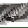 Mexen Velar разтегателни душ врати 90 см, прозрачни, четкана бронзова - 871-090-000-01-65