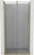 Mexen Velar плъзгаща се душ врата 100 cm, прозрачна, златна матова - 871-100-000-01-55