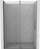 Mexen Velar плъзгаща се душ кабинка 150 см, прозрачна, gun gray матова - 871-150-000-01-66