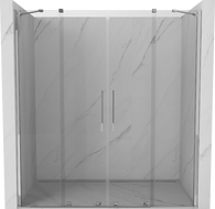 Mexen Velar Duo плъзгащи се душ врати 200 см, прозрачни, хром - 871-200-000-02-01