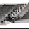 Mexen Velar Duo плъзгащи душ врати 200 см, прозрачни, златни - 871-200-000-02-50