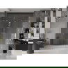 Mexen Velar Duo плъзгащи се душ врати 180 см, прозрачни, златисти четкани - 871-180-000-02-55