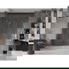 Mexen Velar Duo разтегателни душ-врти 180 см, прозрачен, месинг четкан - 871-180-000-02-65
