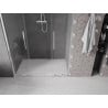 Mexen Velar Duo подвижни душеви врати 140 см, прозрачни, хром - 871-140-000-02-01