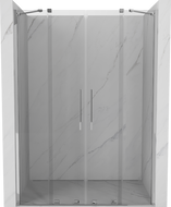 Mexen Velar Duo плъзгаща се душ врата 160 cm, прозрачна, хром - 871-160-000-02-01