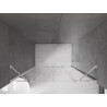 Mexen Velar Duo плъзгащи се душ врати 160 см, прозрачни, хром - 871-160-000-02-01