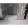 Mexen Velar Двойка плъзгащи се душ врати 150 см, прозрачни, златни - 871-150-000-02-50