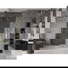Mexen Velar плъзгащи се душ врати 90 см, прозрачни, златисти матови - 871-090-000-01-55