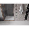 Mexen Velar разгъващи се душ врати 110 см, прозрачни, розово злато - 871-110-000-01-60