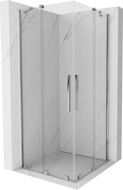Mexen Velar Duo прозорец за душова кабина 90 x 90 см, прозрачен, хром - 871-090-090-02-01