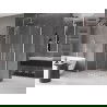 Mexen Velar Duo душ кабина с плъзгащи врати 90 x 80 см, прозрачен, хром - 871-090-080-02-01