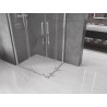 Mexen Velar Разтегателна душ кабина Duo 100 x 90 см, прозрачна, хромирана