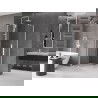 Mexen Velar Duo душ кабина с плъзгащи се врати 100 x 100 см, прозрачна, бяла - 871-100-100-02-20