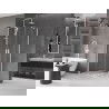 Mexen Velar Duo душ кабина с плъзгащи се врати 100 x 100 см, прозрачна, бяла - 871-100-100-02-20
