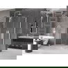 Mexen Velar Duo душ кабина с плъзгаща се врата 100 x 90 см, прозрачен, бял - 871-100-090-02-20