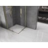 Mexen Velar Duo душ кабина с плъзгаща се врата 90 x 90 см, прозрачен, златен - 871-090-090-02-50