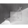 Mexen Velar Душ кабина Duo с плъзгащи се врати 90 x 80 см, прозрачна, хром