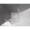 Mexen Velar Дуо разтегателна душ кабина 80 x 80 cm, прозрачна, бяла - 871-080-080-02-20