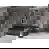 Mexen Velar Duo душ кабина с плъзгащи се врати 90 x 90 см, прозрачна, златна - 871-090-090-02-55