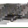 Mexen Velar Duo душ кабина с плъзгащи се врати 90 x 90 см, прозрачна, златна - 871-090-090-02-55