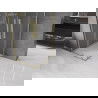 Mexen Velar Duo душ кабина с плъзгащи се врати 100 x 100 см, прозрачна, златна четка - 871-100-100-02-55
