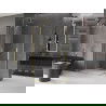 Mexen Velar Duo плъзгаща се душ кабина 100 x 90 см, прозрачна, златна матирана - 871-100-090-02-55