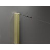 Mexen Velar Дуо кабинен разтегателен душ 100 x 90 см, прозрачен, златисто матов