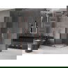 Mexen Velar Duo плъзгаща се душ кабина 90 x 90 см, прозрачна, розово злато - 871-090-090-02-60