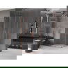 Mexen Velar Duo душ кабина с плъзгащи се врати 100 x 100 см, прозрачен, шлифован мед - 871-100-100-02-65
