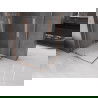 Mexen Velar Duo плъзгаща се душ кабина 100 x 90 см, прозрачна, матиран месинг - 871-100-090-02-65
