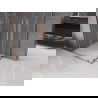 Mexen Velar Duo плъзгаща се душ кабина 100 x 90 см, прозрачна, матиран месинг - 871-100-090-02-65