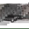 Mexen Velar Duo душ кабина с плъзгащи се врати 100 x 90 см, прозрачна, антрацитно сребърна - 871-100-090-02-66