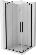 Mexen Velar Duo душ кабина плъзгаща 90 x 90 см, прозрачна, черна - 871-090-090-02-70