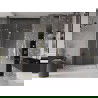 Mexen Velar Duo плъзгащи се душ врати 140 см, прозрачни, златни четкани - 871-140-000-02-55