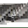Mexen Velar Duo плъзгащи се душ врати 140 см, прозрачни, златни четкани - 871-140-000-02-55
