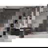 Mexen Velar Duo плъзгащи душ кабини 140 см, прозрачни, розово злато - 871-140-000-02-60