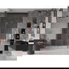 Mexen Velar Duo плъзгащи душ кабини 160 см, прозрачни, четка медна - 871-160-000-02-65