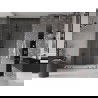 Mexen Velar Duo душови врати с плъзгане 140 см, прозрачно, окраска gun gray - 871-140-000-02-66