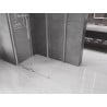 Mexen Velar душ кабина със сгъваеми врати 110 x 80 см, прозрачен, хром - 871-110-080-01-01