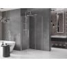 Mexen Velar душ кабина със сгъваеми врати 110 x 80 см, прозрачен, хром - 871-110-080-01-01