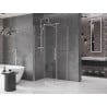 Mexen Velar душ кабина със сгъваеми врати 110 x 80 см, прозрачен, хром - 871-110-080-01-01