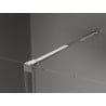 Mexen Velar душ кабина с плъзгане 130 x 70 см, прозрачен, хром - 871-130-070-01-01