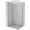 Mexen Velar плъзгаща се душ кабина 100 x 110 см, прозрачна, хром - 871-100-110-01-01