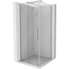 Mexen Velar душ кабина с плъзгане 90 x 90 см, прозрачна, хром - 871-090-090-01-01