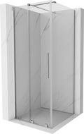 Mexen Velar плъзгаща се душ кабина 90 x 90 см, прозрачна, хром - 871-090-090-01-01
