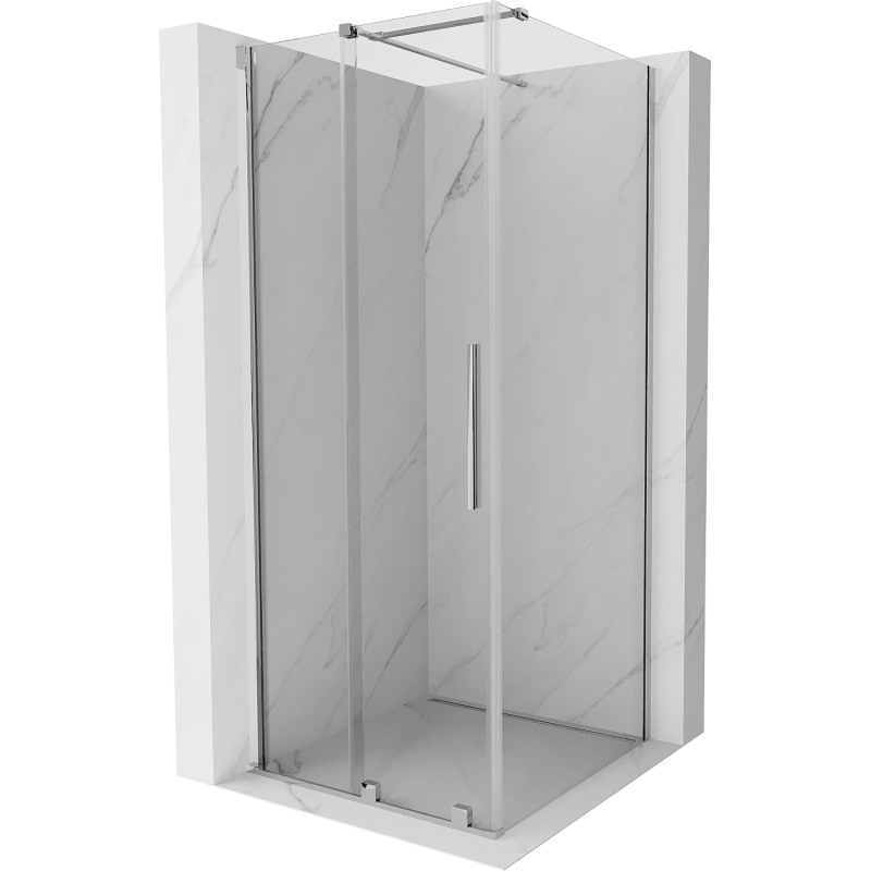 Mexen Velar душ кабина разширена 110 x 110 см, прозрачна, хром - 871-110-110-01-01