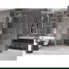 Mexen Velar душ кабина с плъзгащи се врати 90 x 70 см, прозрачно, бяло - 871-090-070-01-20